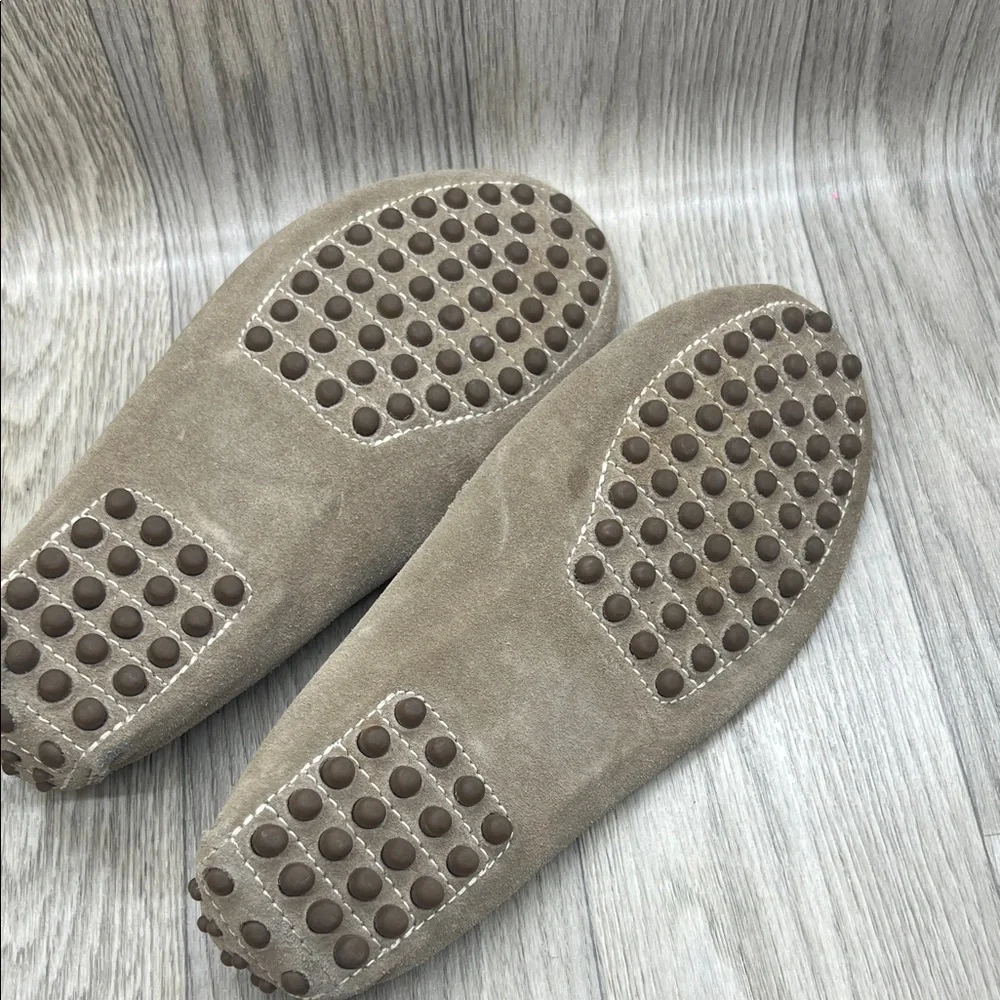 Saks Fifth Avenue Tan Suede Boat Shoes